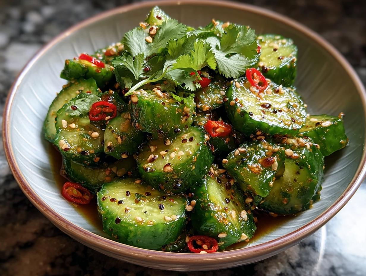 Chinese Cucumber Salad Perfection: 4 Sensational Twists - Chinese Cucumber Salad - additional detail