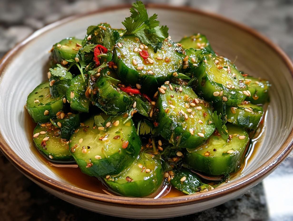 Chinese Cucumber Salad Perfection: 4 Sensational Twists - Chinese Cucumber Salad - additional detail
