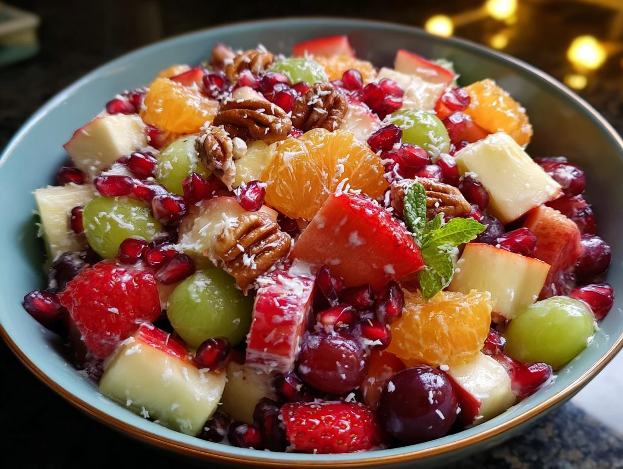 Amazing Christmas Fruit Salad: 1 Magical Recipe - Christmas Fruit Salad - additional detail