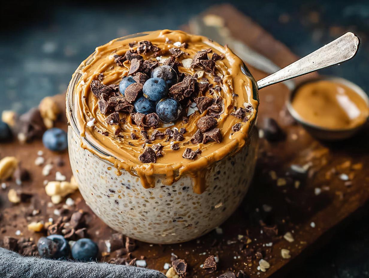 Cookie Dough Overnight Oats - additional detail