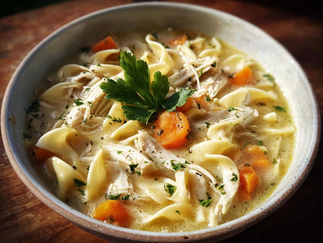 Crockpot Chicken Noodle Soup