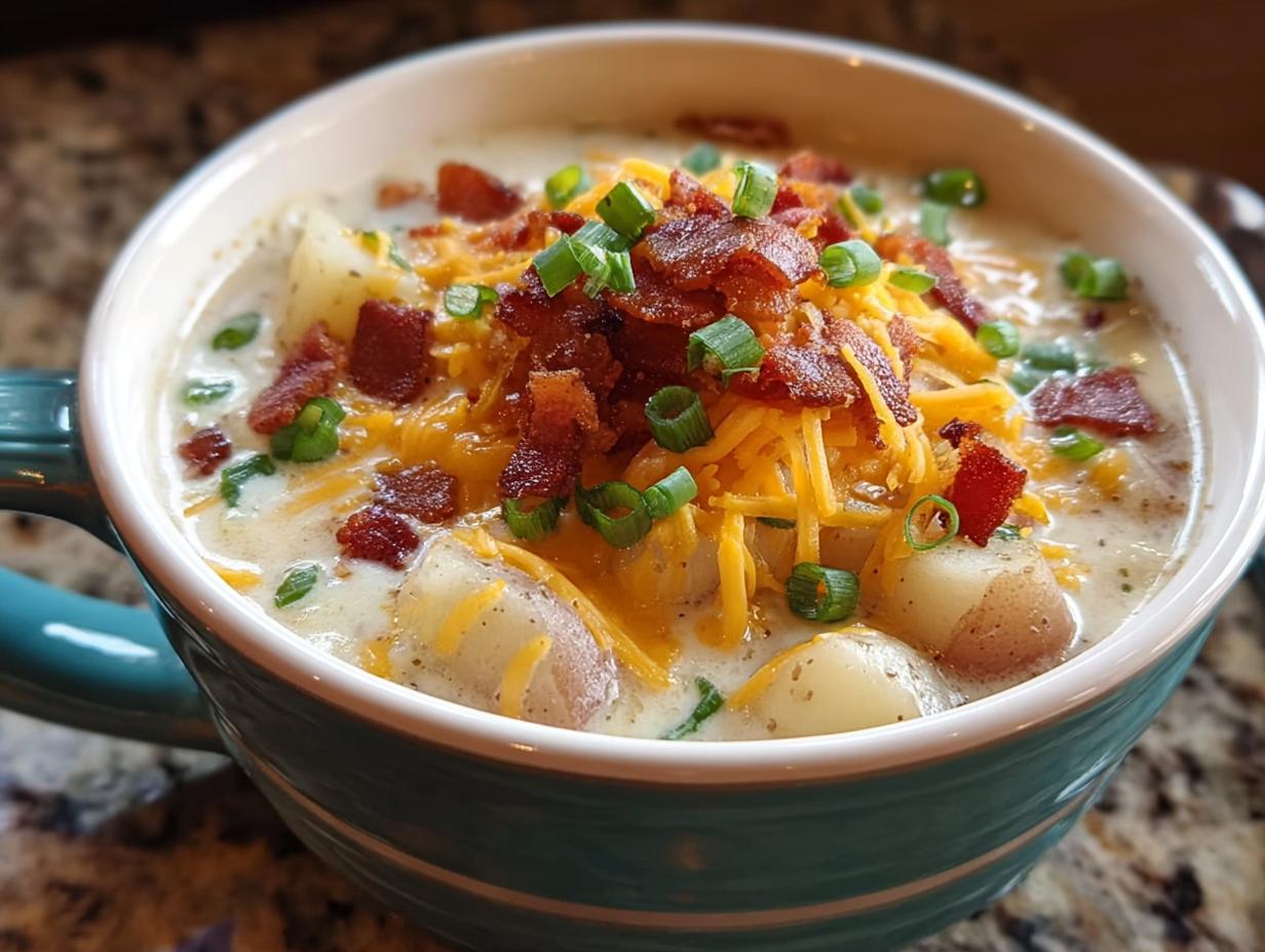 Crockpot Potato Soup: 4 Secrets to Amazing Flavor - Crockpot Potato Soup - additional detail