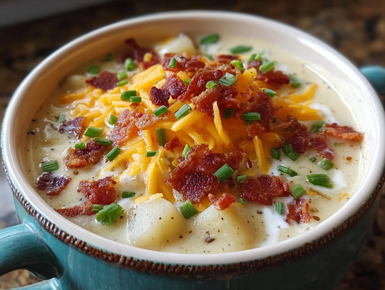Crockpot Potato Soup: 4 Secrets to Amazing Flavor - Crockpot Potato Soup - additional detail