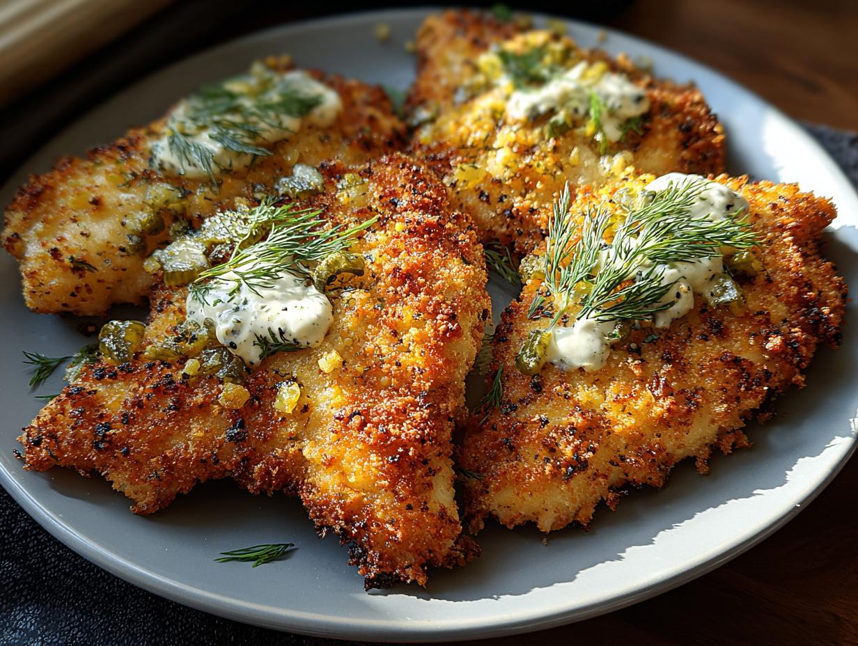 Crispy Dill Pickle Parmesan Chicken 2 Ways - Dill Pickle Parmesan Chicken - additional detail