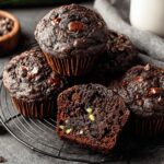 Double Chocolate Zucchini Muffins