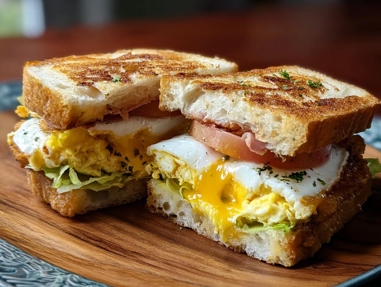 Quick & Easy Egg Sandwich Perfection - Egg Sandwich - additional detail