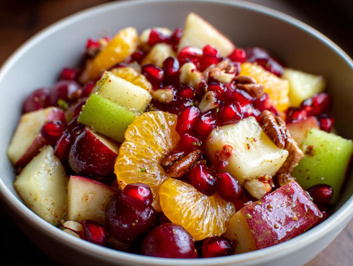 Fall Fruit Salad: 2 Amazing Fall Flavors - Fall Fruit Salad - additional detail
