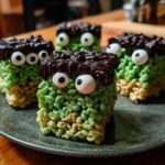 Frankenstein Rice Krispie Treats: Easy Spooky Fun 6 Frankenstein Rice Krispie Treats