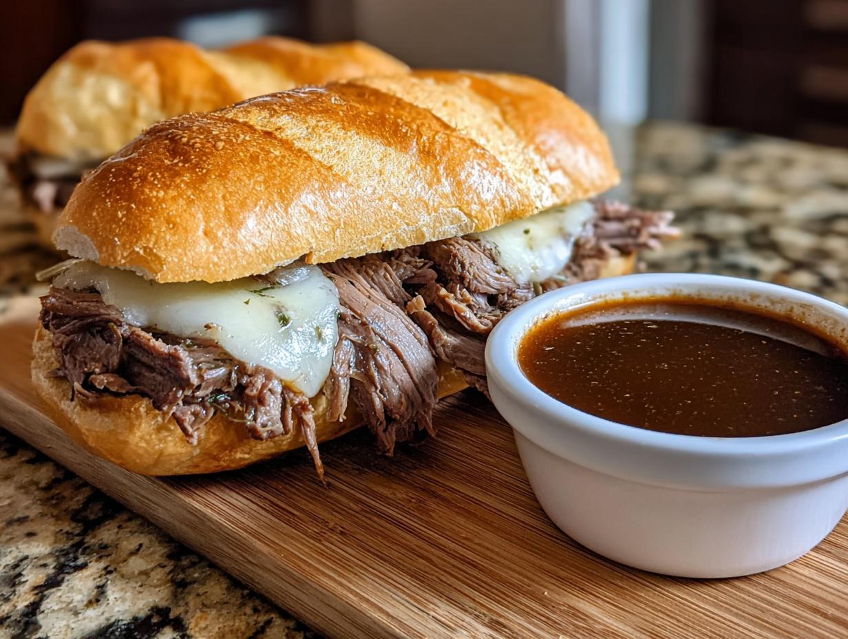 French Dip Sandwich: 1 Easy & Savory Recipe - French Dip Sandwich - additional detail