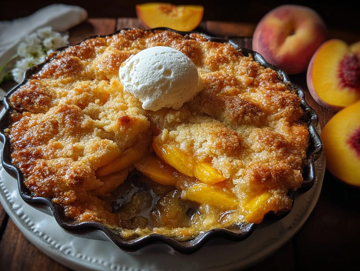Fresh Peach Cobbler: Simple & Delicious Summer Treat - Fresh Peach Cobbler - main visual representation