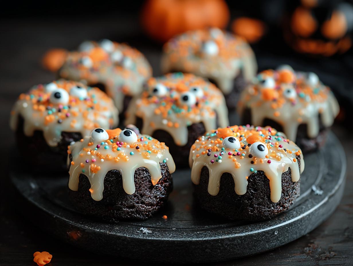 Funfetti Halloween Mini Cakes: 10 Spooky Delights - Funfetti Halloween Mini Cakes - additional detail