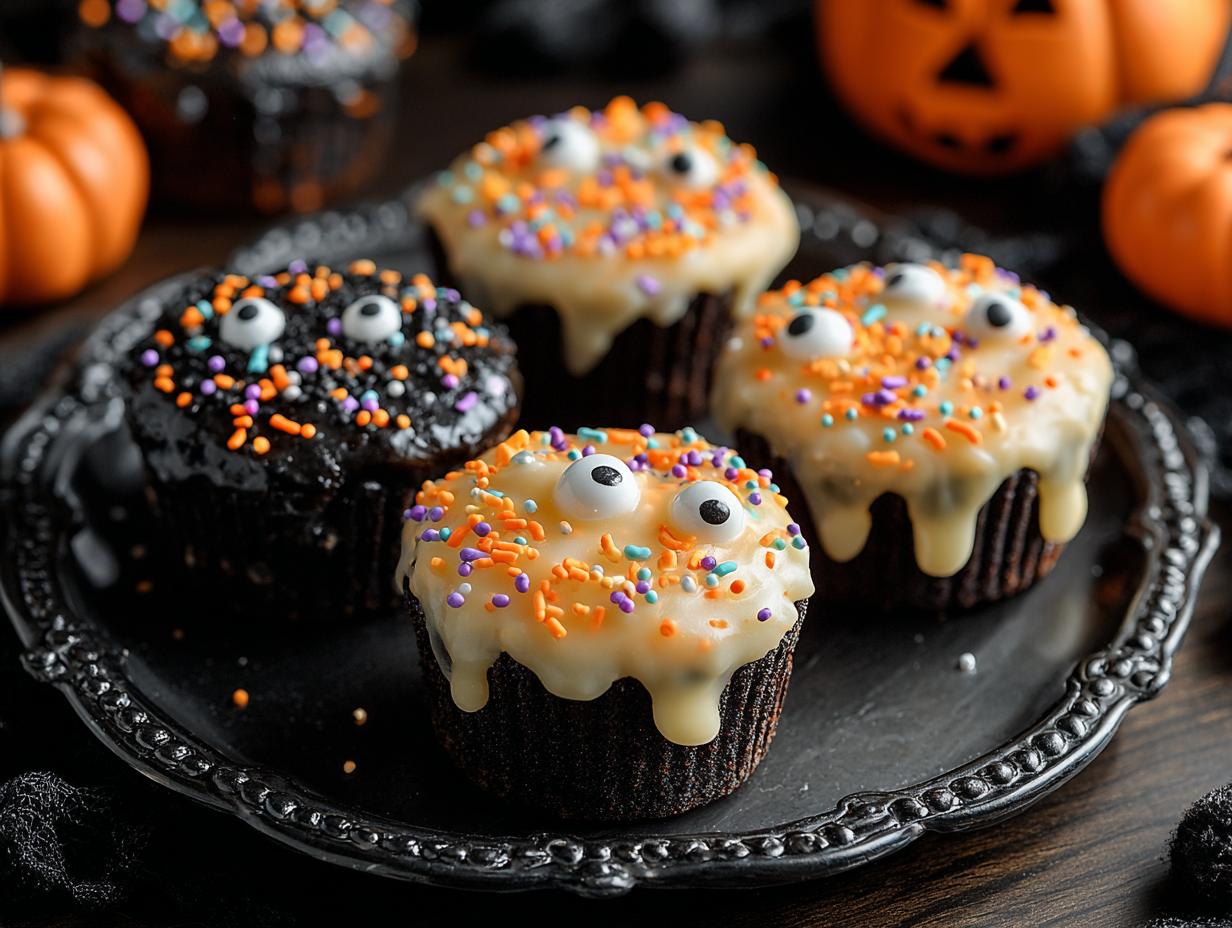 Funfetti Halloween Mini Cakes