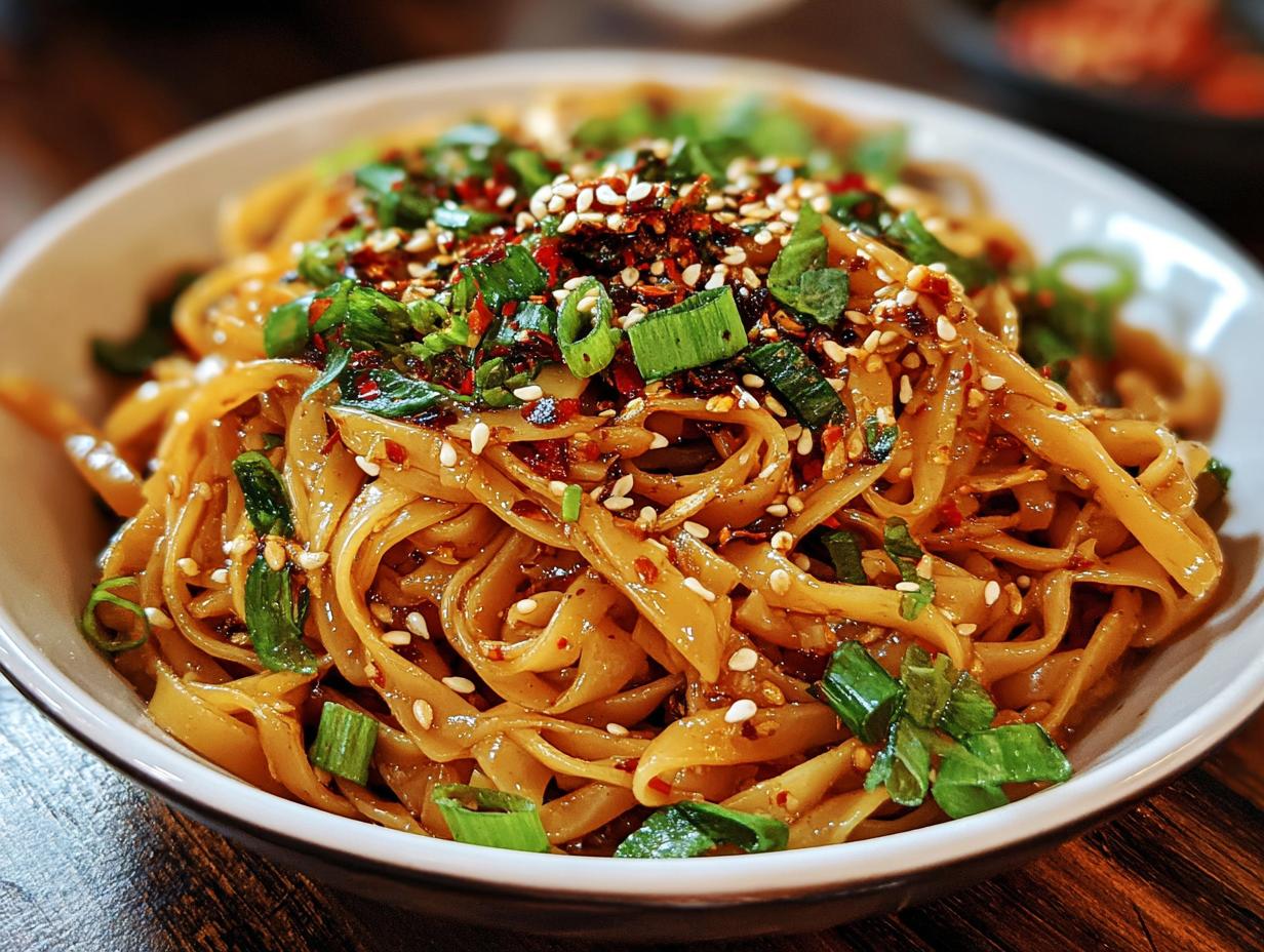 Amazing Garlic Chili Oil Noodles in 10 Mins - Garlic Chili Oil Noodles - additional detail