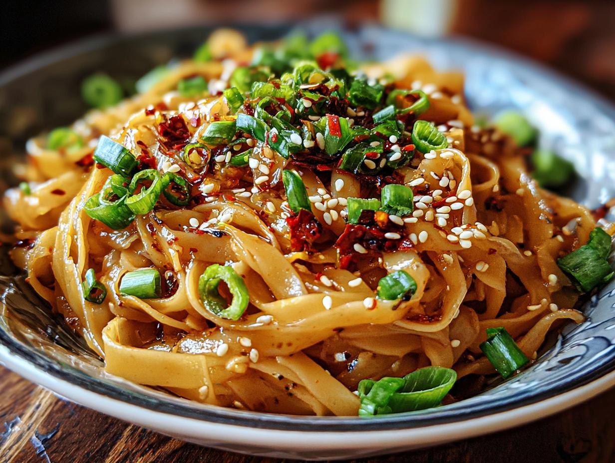 Garlic Chili Oil Noodles