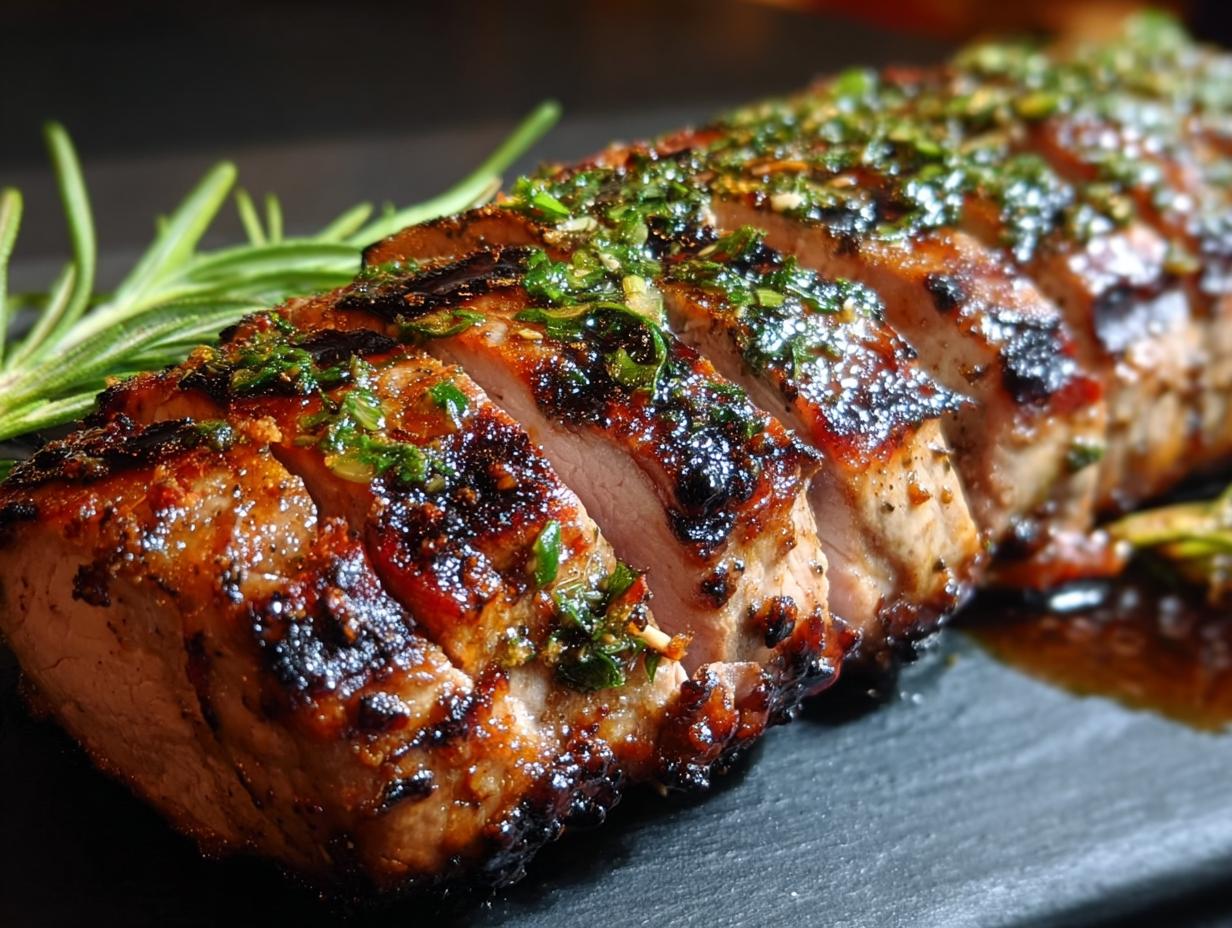 Amazing 2-Step Grilled Pork Tenderloin - Grilled Pork Tenderloin - additional detail