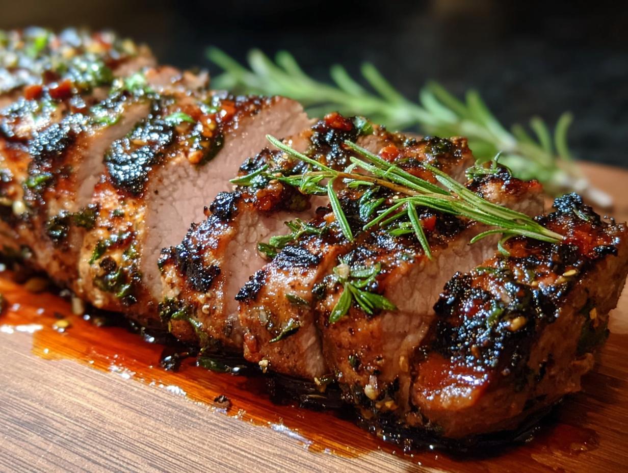 Amazing 2-Step Grilled Pork Tenderloin - Grilled Pork Tenderloin - additional detail