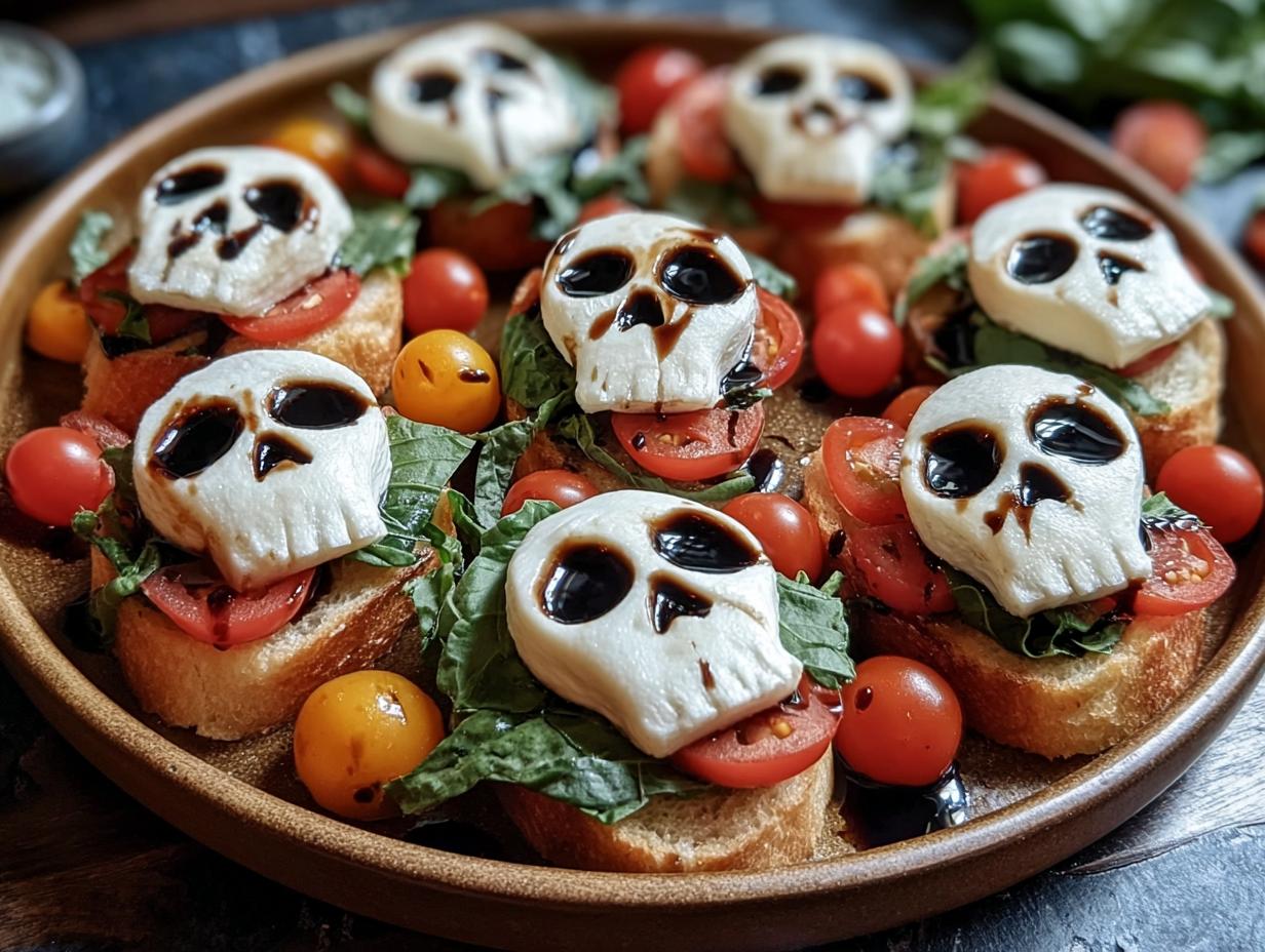 Halloween Caprese Salad: Spooky & Easy Recipe - Halloween Caprese Salad - additional detail