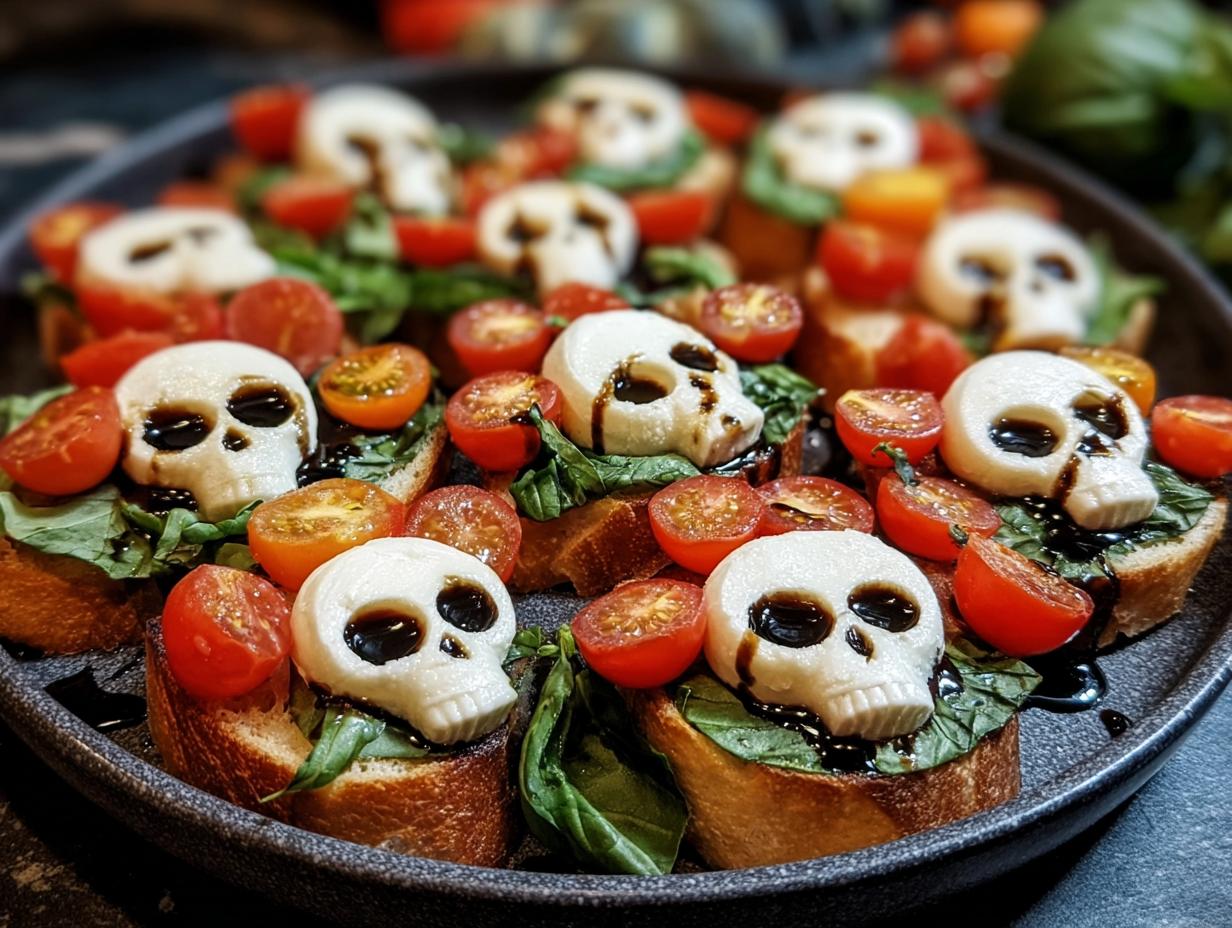 Halloween Caprese Salad: Spooky & Easy Recipe - Halloween Caprese Salad - additional detail