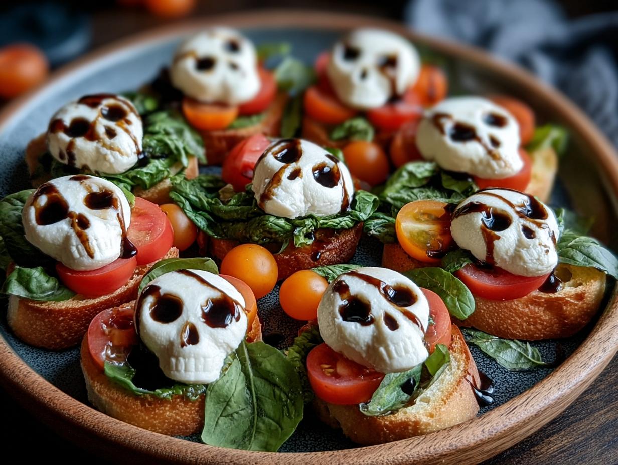Halloween Caprese Salad