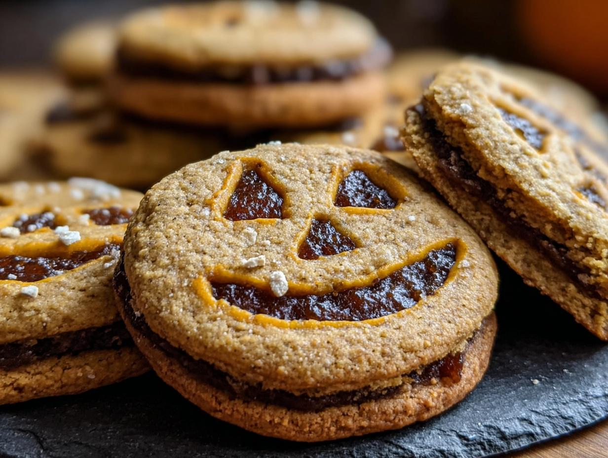 Halloween Date Filled Cookies