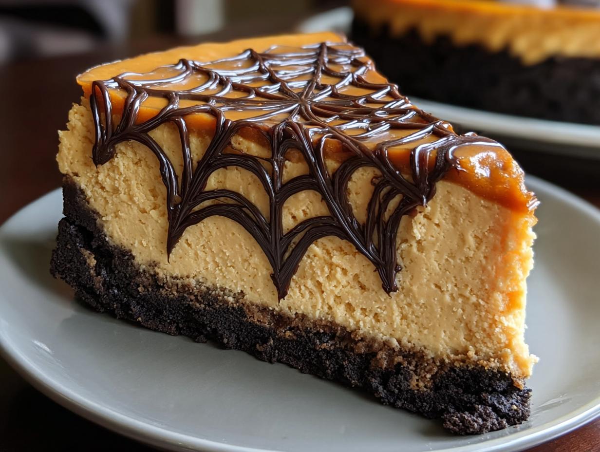 Halloween Pumpkin Cheesecake