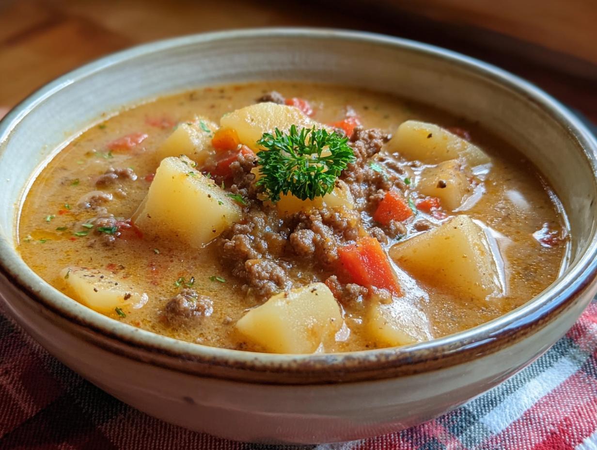 Hamburger Potato Soup