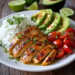 Honey Lime Chicken and Avocado Rice Stack: Amazing 5-Min 10 Honey Lime Chicken and Avocado Rice Stack: Amazing 5-Min