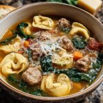 Italian Sausage Tortellini Soup