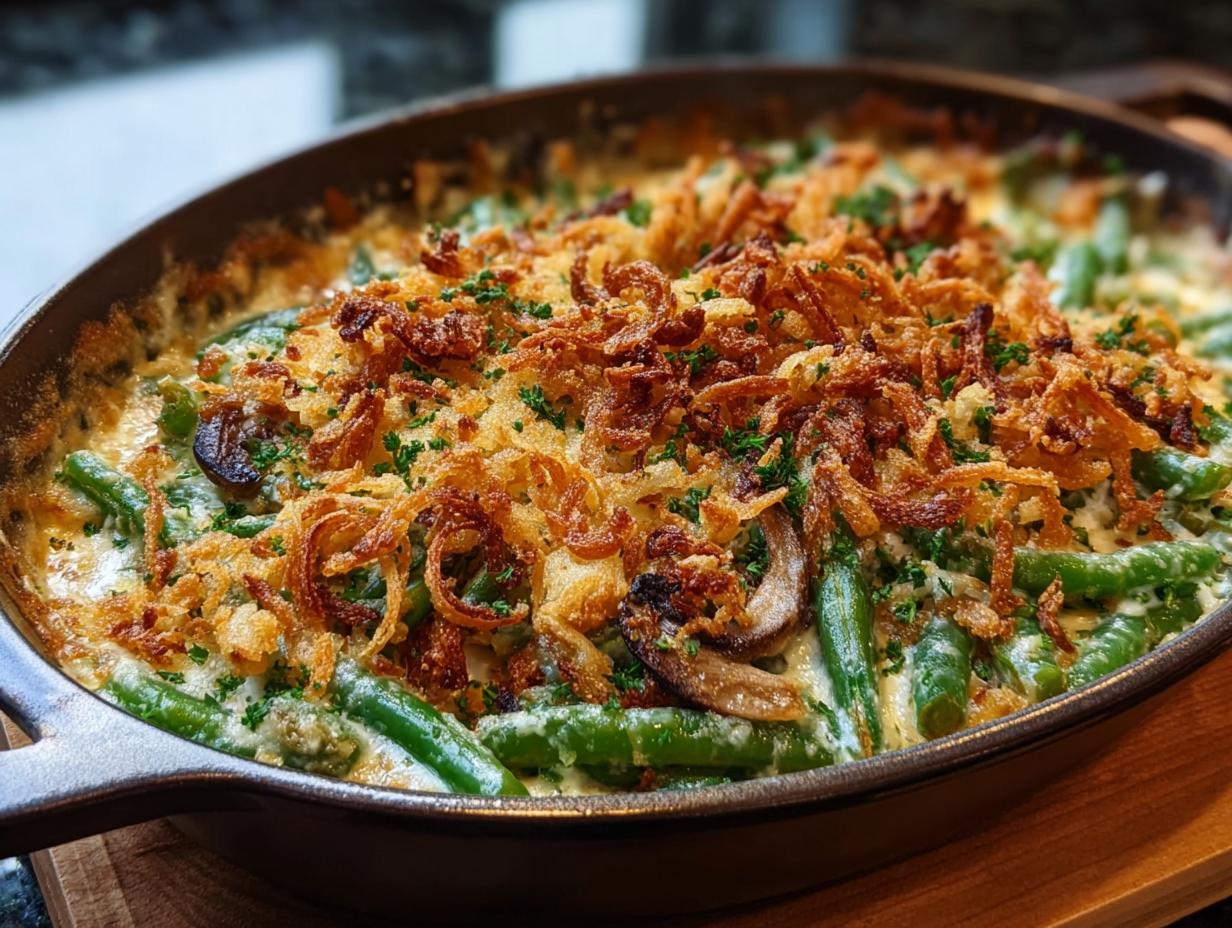 Keto Green Bean Casserole: Pure Comfort - Keto Green Bean Casserole - additional detail