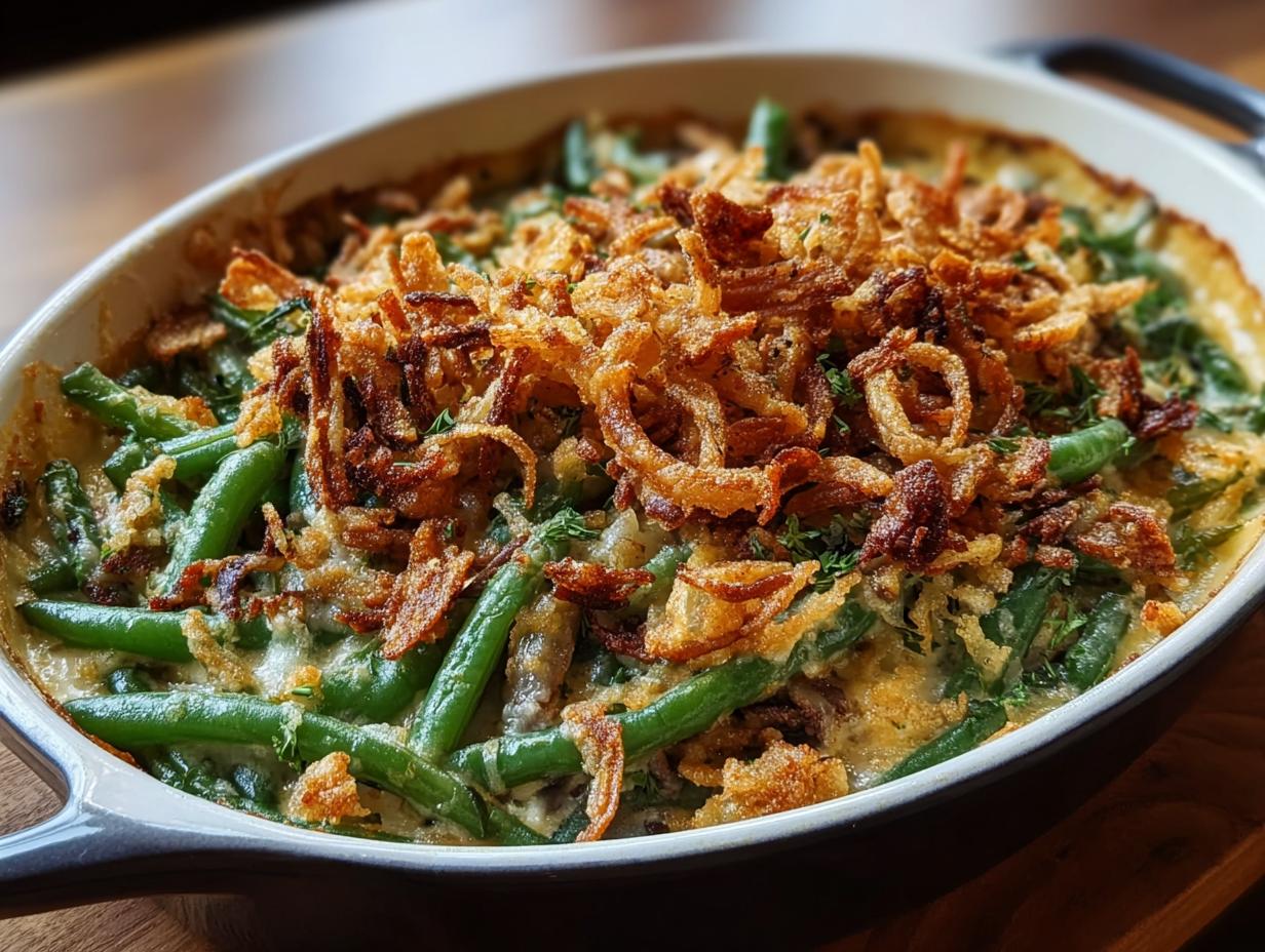 Keto Green Bean Casserole