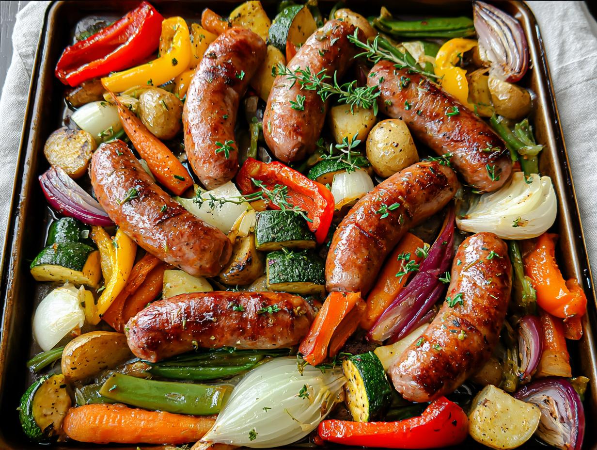 Meal Ideas Sausage: 1 Awesome Sheet Pan Dinner - Meal Ideas Sausage - additional detail