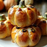 Mini Pumpkin Pizzas: 1 Adorable Fall Treat 6 Mini Pumpkin Pizzas