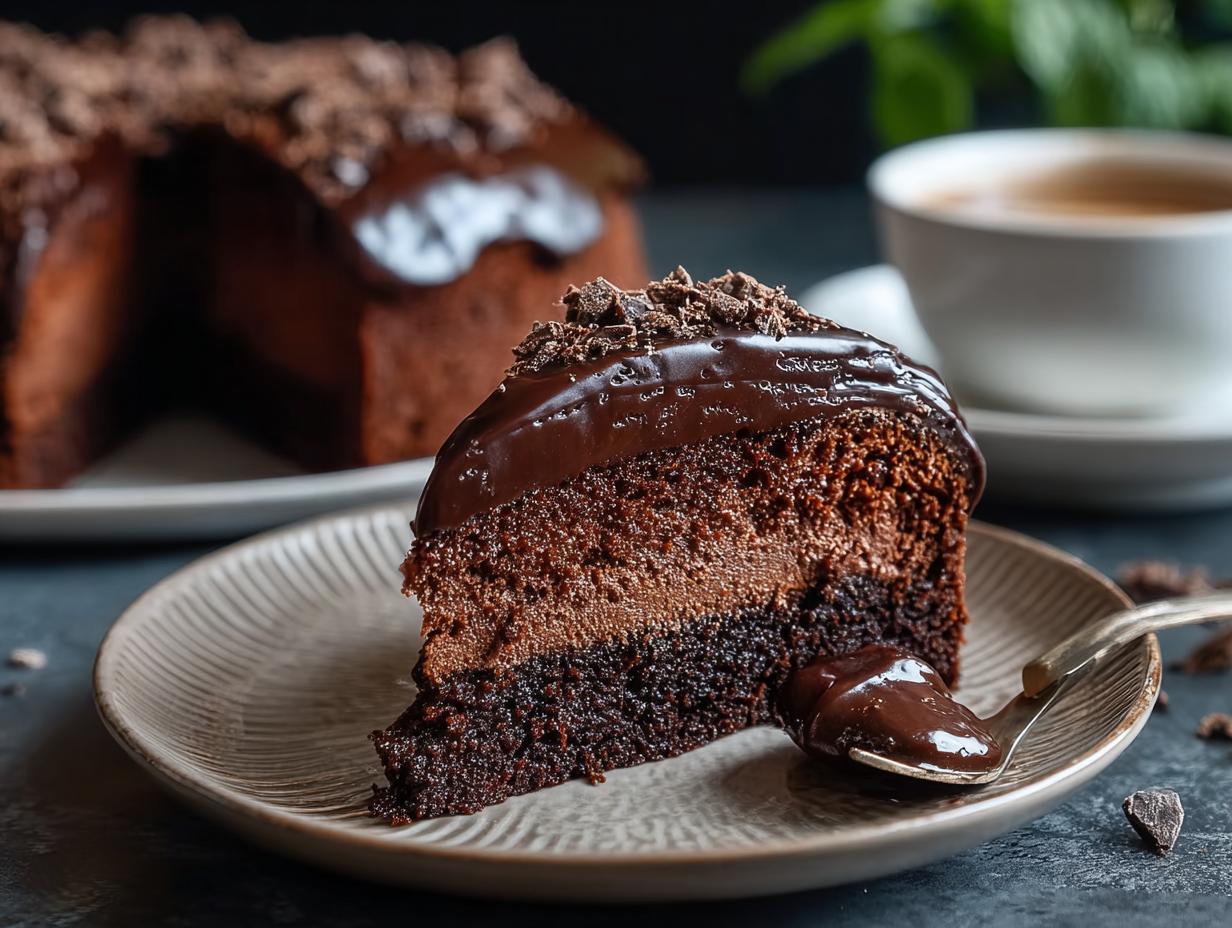 Easy One Bowl Chocolate Cake: 1 Secret for Moistness - One Bowl Chocolate Cake - additional detail