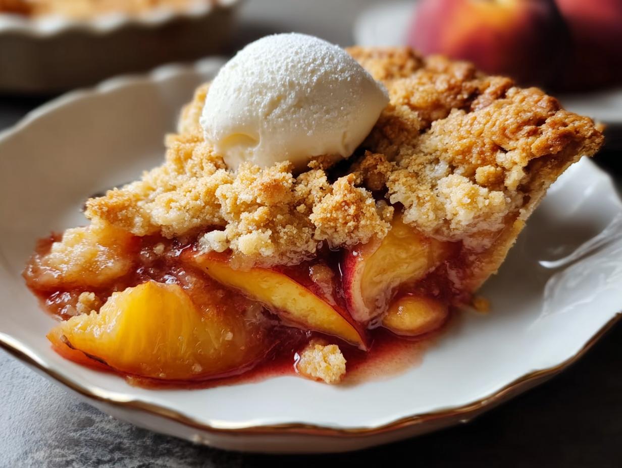 Amazing Peach Cobbler with 2 Cans Peaches - Peach Cobbler Canned Peaches - additional detail
