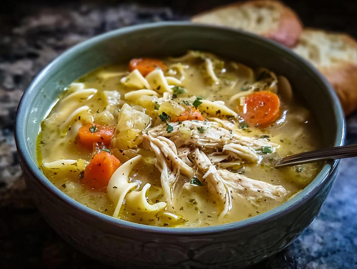 Pot Chicken Noodle Soup