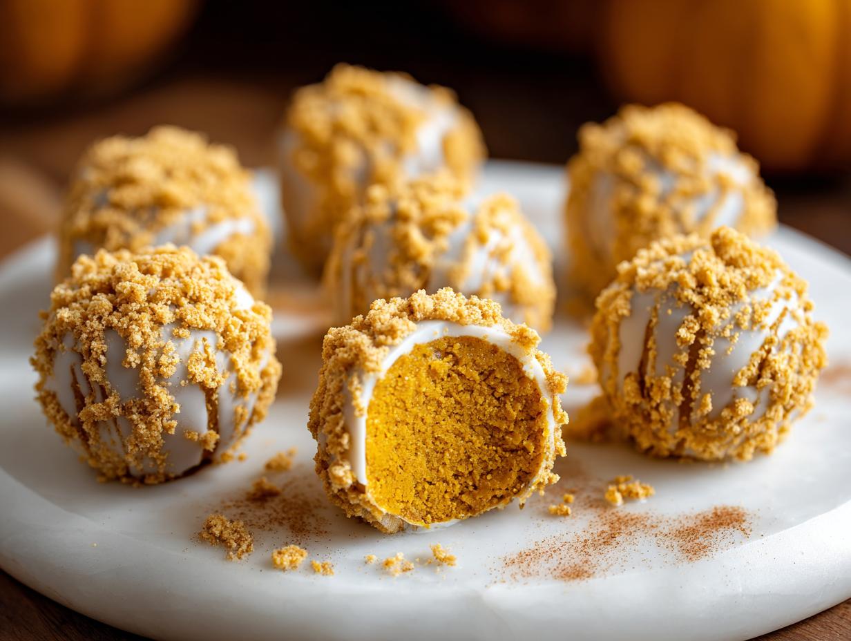 Amazing Pumpkin Cheese Balls: 1 No-Bake Fall Treat - Pumpkin Cheese Balls - additional detail