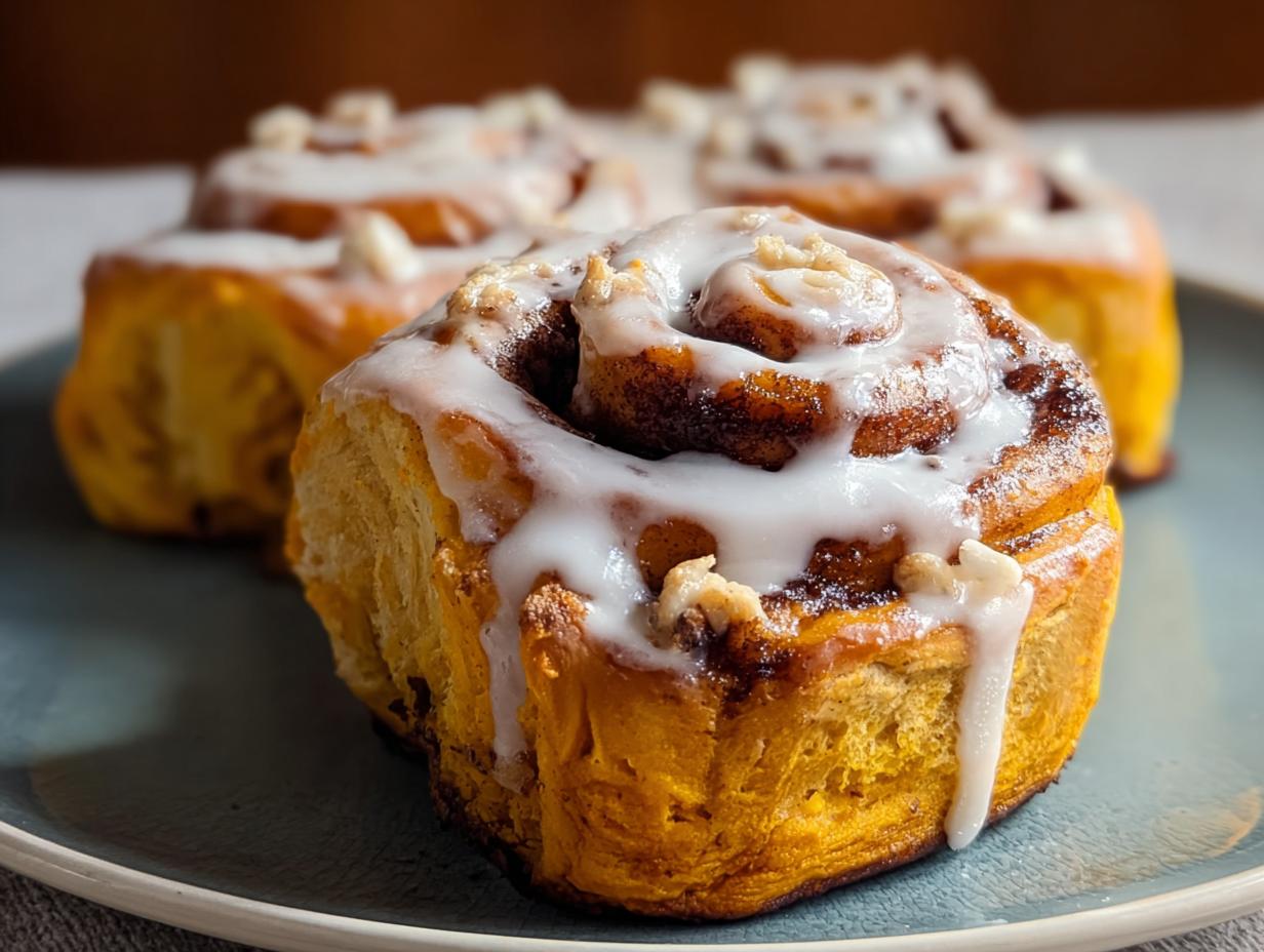 Pumpkin Cinnamon Rolls
