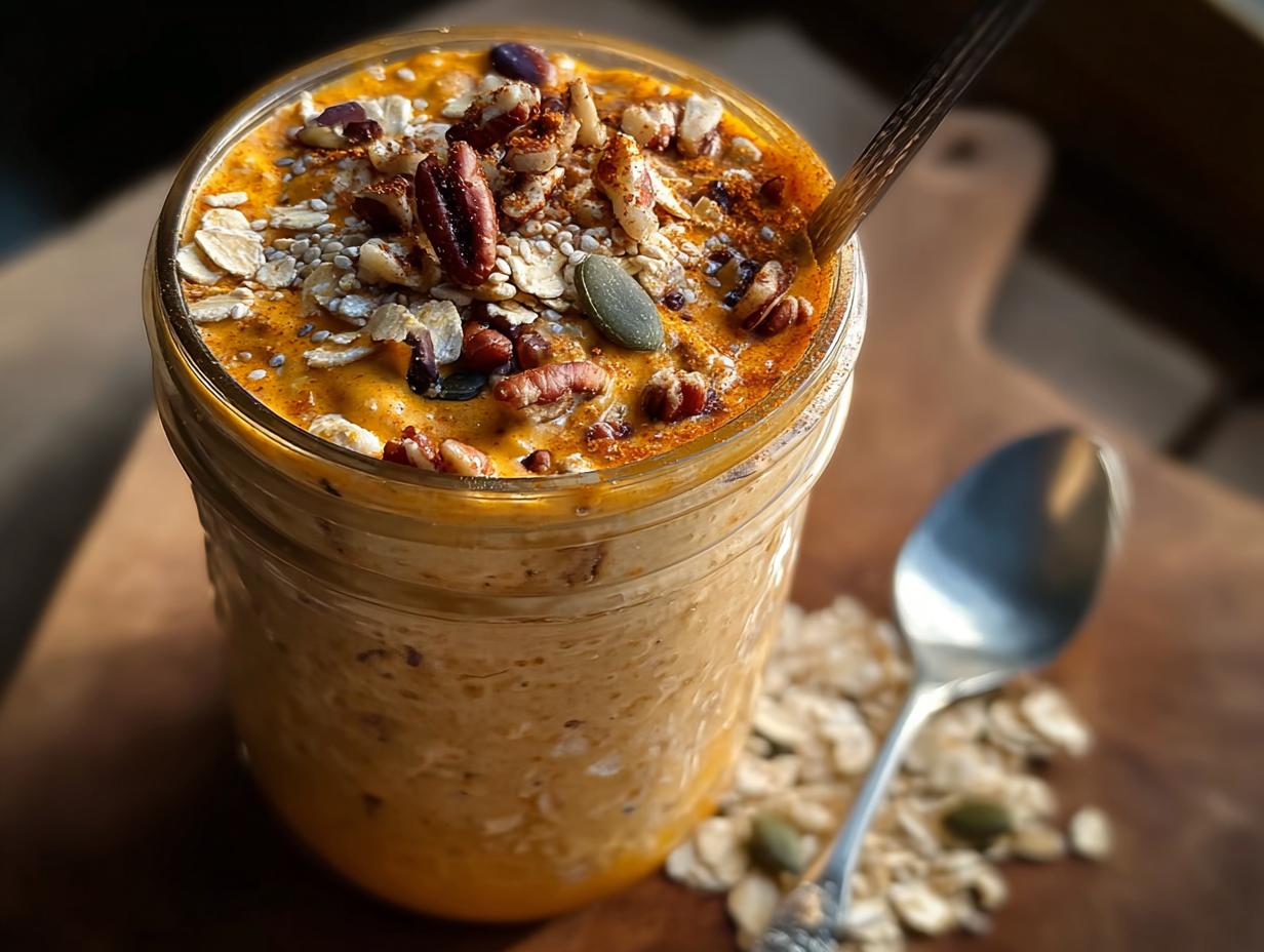 Pumpkin Overnight Oats: Cozy 5-Minute Treat - Pumpkin Overnight Oats - ingredients showcase