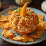 Pumpkin Shaped Cheese Ball: Amazing Flavor 6 Pumpkin Shaped Cheese Bal
