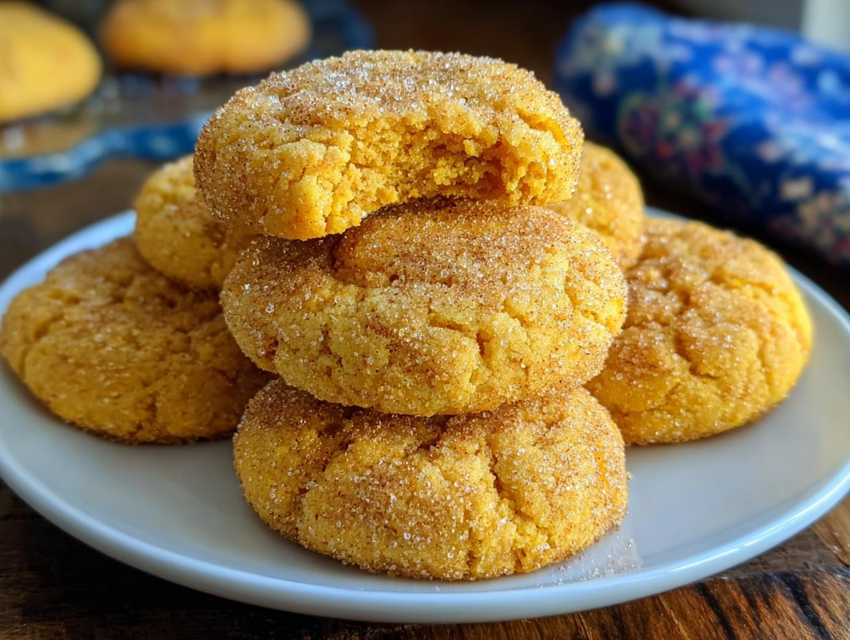 Pumpkin Sugar Cookies