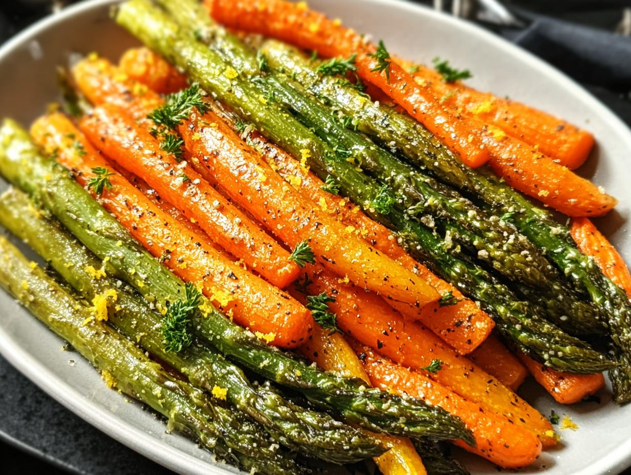 Perfect Roasted Asparagus Carrots: 425°F Magic - Roasted Asparagus Carrots - additional detail