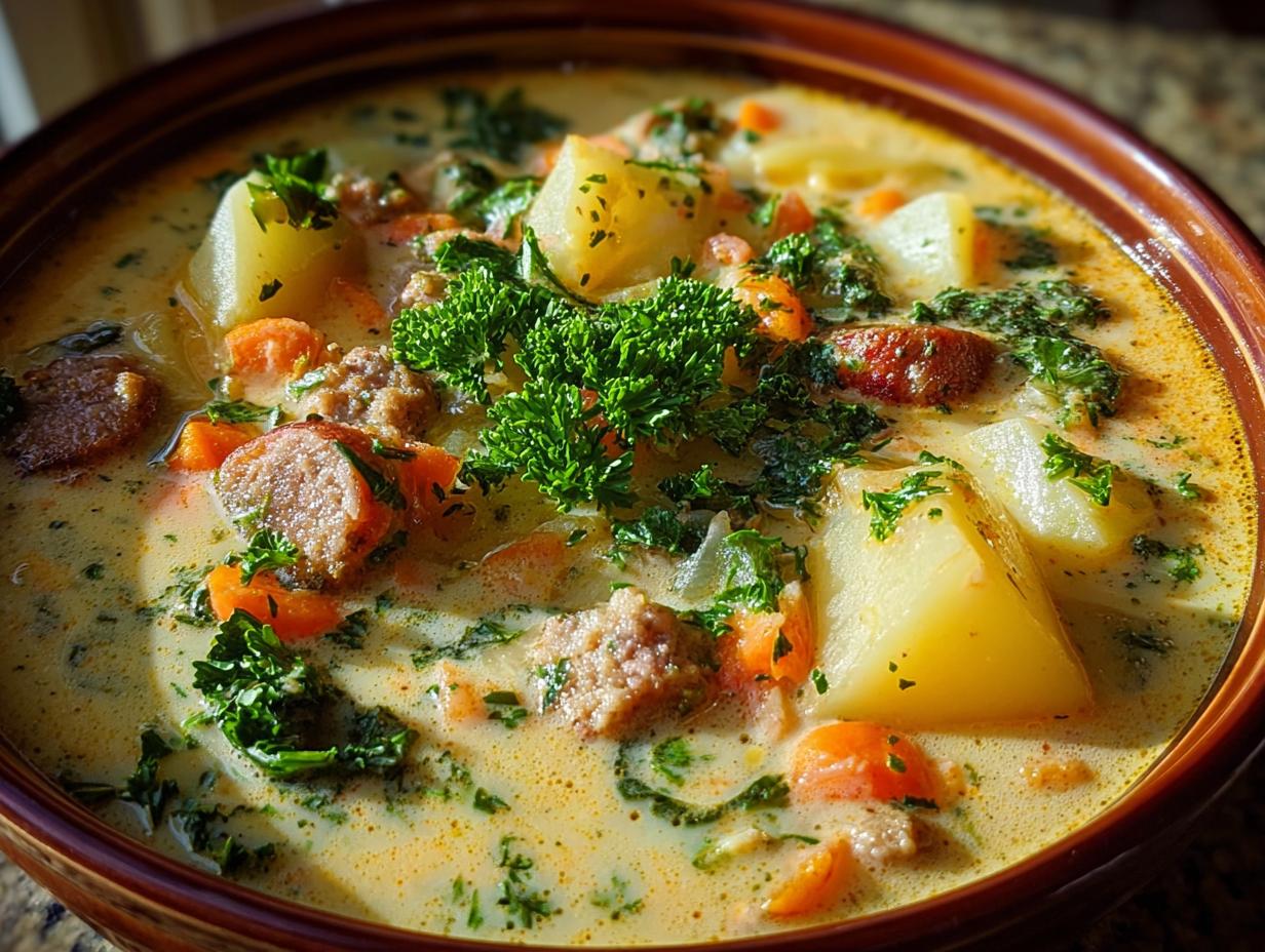 Sausage Potato Soup: 4 Steps to Comfort - Sausage Potato Soup - additional detail