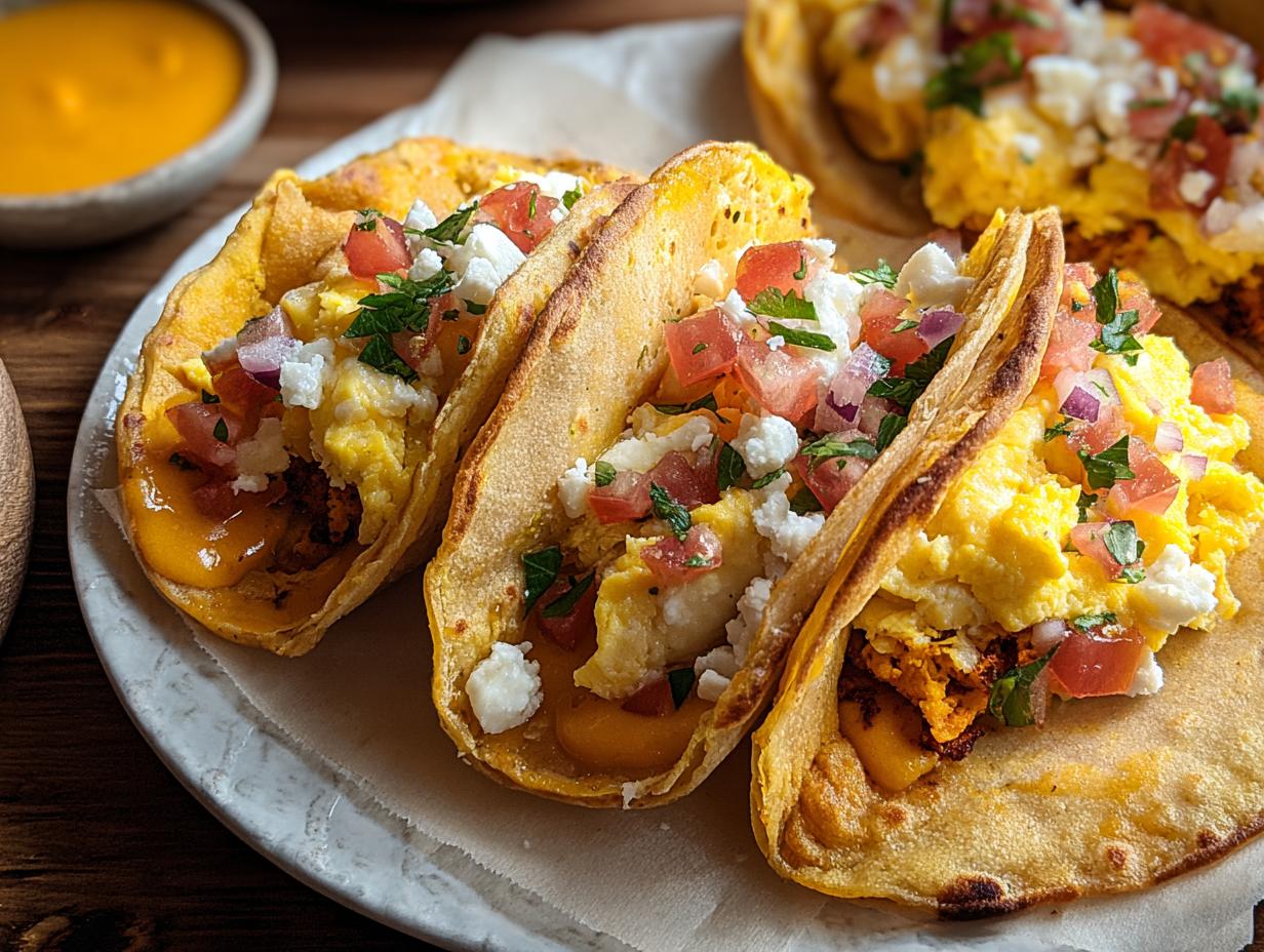 Amazing Savory Pancake Tacos: 1 Wholesome Meal - Savory Pancake Tacos - additional detail