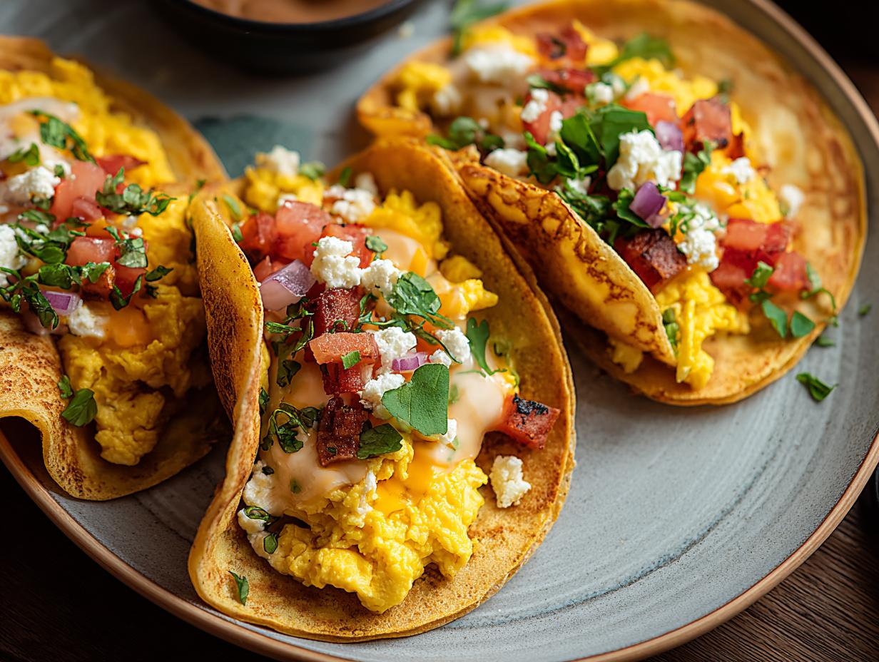 Amazing Savory Pancake Tacos: 1 Wholesome Meal - Savory Pancake Tacos - additional detail