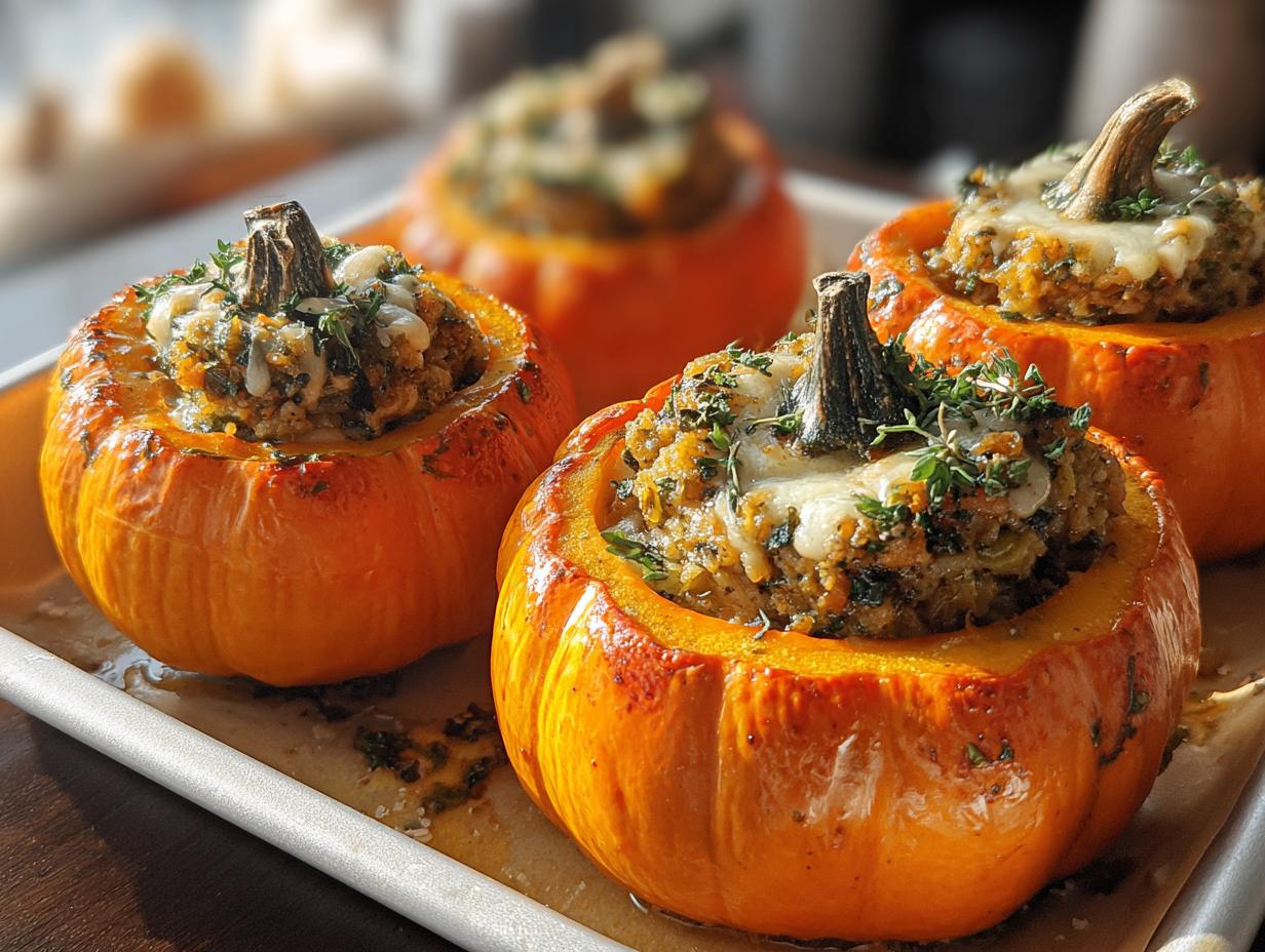 Stuffed Mini Pumpkins: 4 Amazing Fall Flavors - Stuffed Mini Pumpkins - additional detail