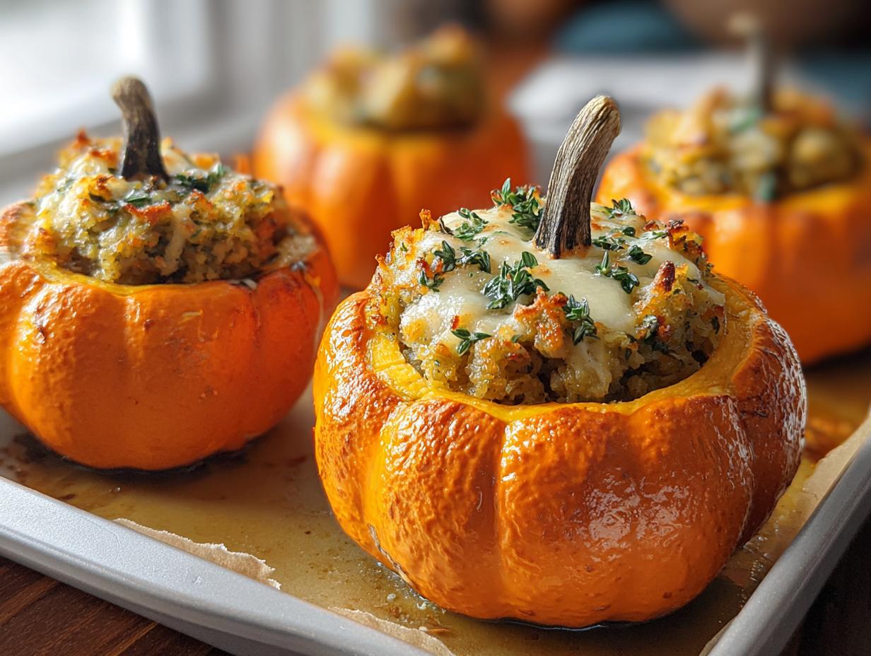 Stuffed Mini Pumpkins
