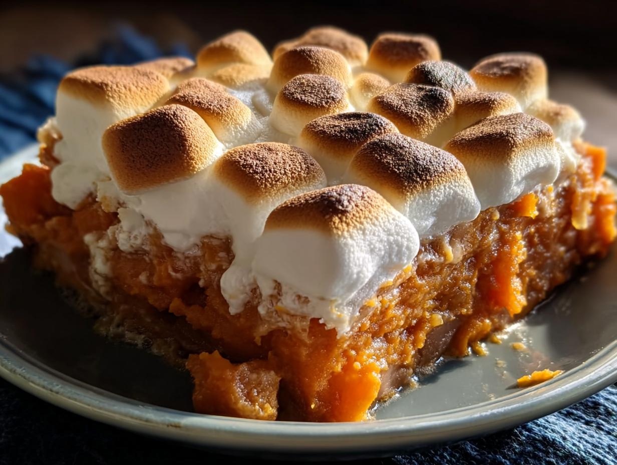 Sweet Potato Casserole Marshmallows