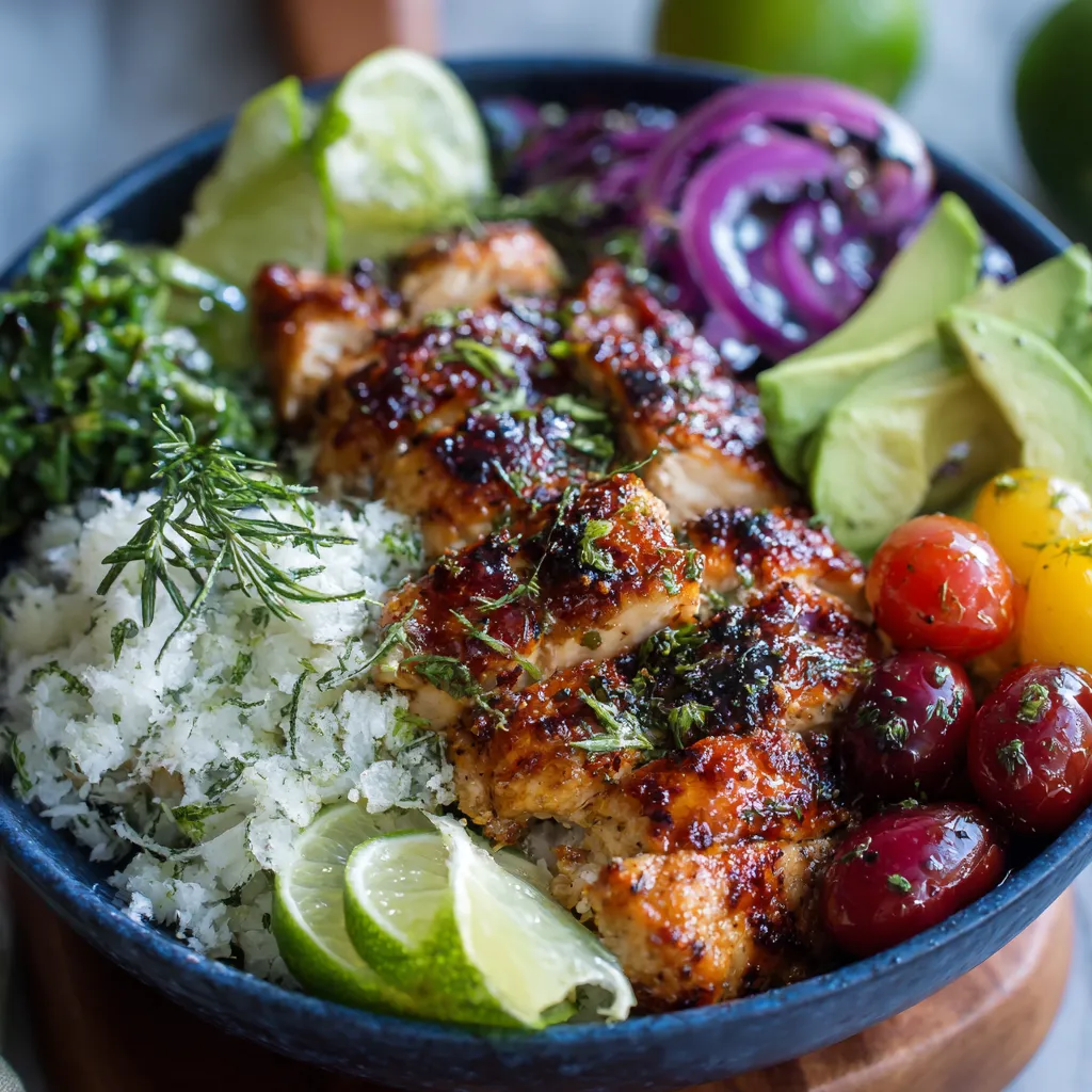 The Ultimate Honey Lime Chicken Bowls Recipe