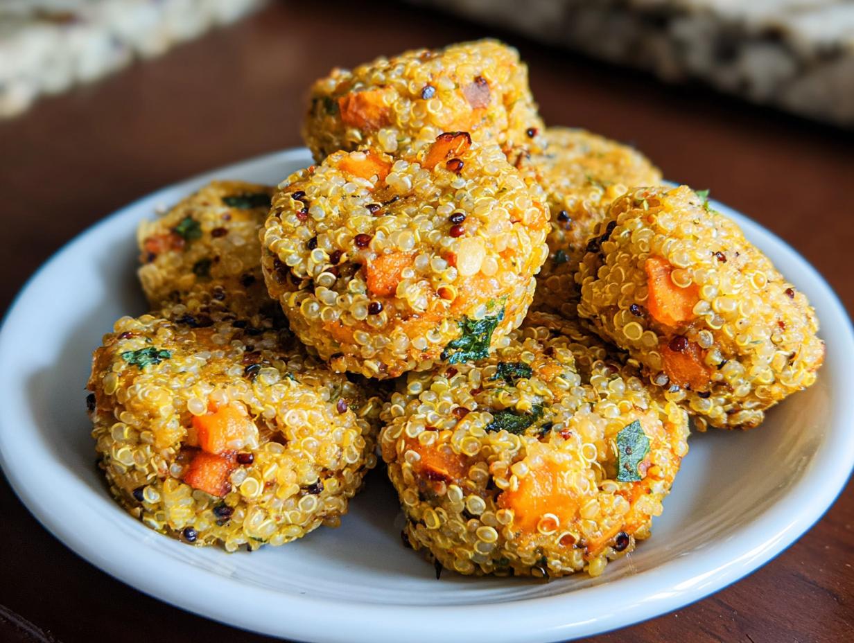 Veggie Quinoa Bites: Amazing 1-Pan Snack - Veggie Quinoa Bites - additional detail