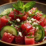 Watermelon Cucumber Salad: 4 Refreshing Bites 6 Watermelon Cucumber Salad